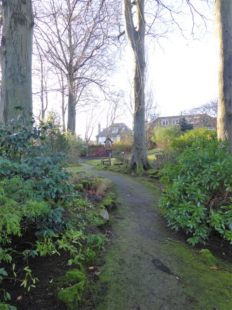 Path to a children's play area