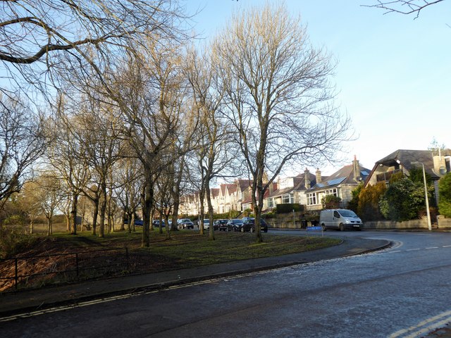 Junction of Rubislaw Park Road with Springfield Avenue