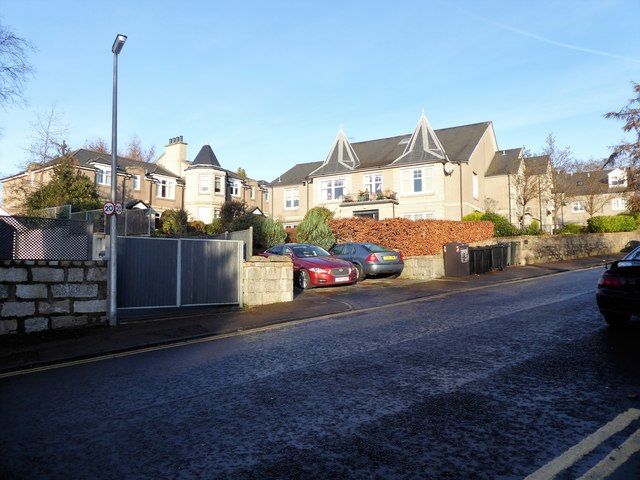North end of Rubislaw Park Road