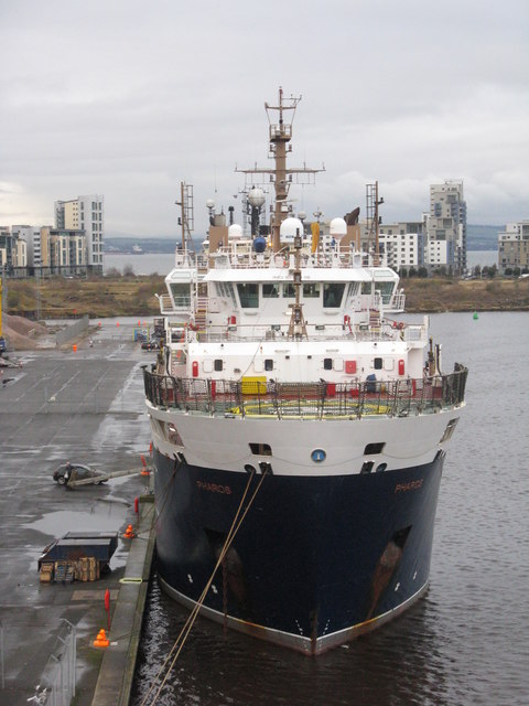 'NLV Pharos' in Western Harbour. Leith
