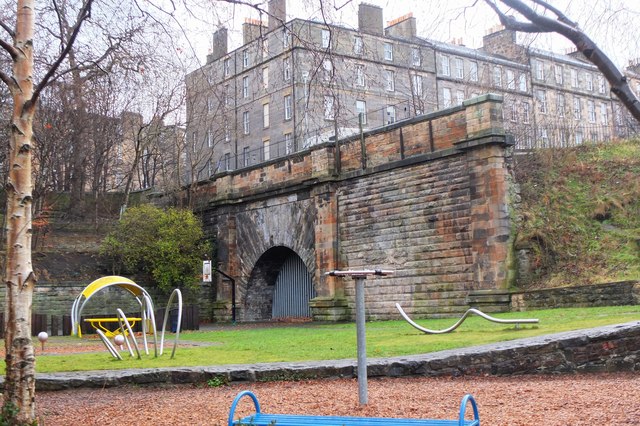 Scotland Street Tunnel Map Entrance To Scotland Street Tunnel,... © Jim Barton :: Geograph Britain And  Ireland