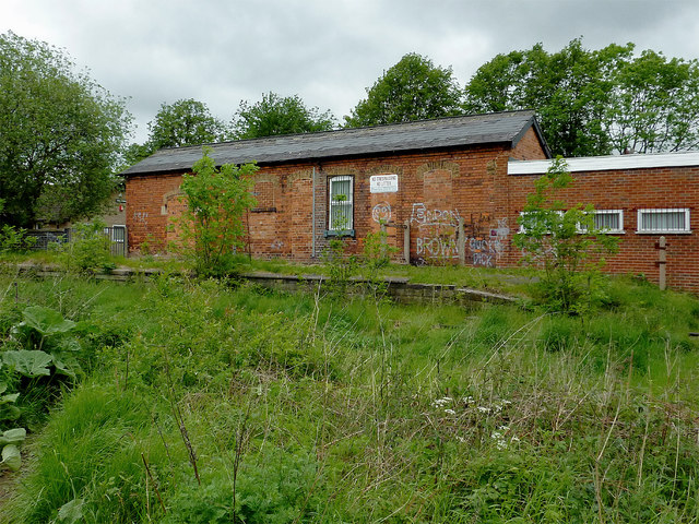 Disused railway station at Endon in Staffordshire