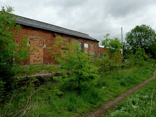 Disused railway station at Endon in... © Roger Kidd :: Geograph Britain ...