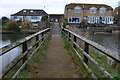 Path and bridge across Widewater Lagoon