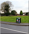 Combined recycling and litter bin on a Kilgetty corner