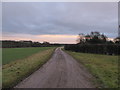 Track near Clopton Hall