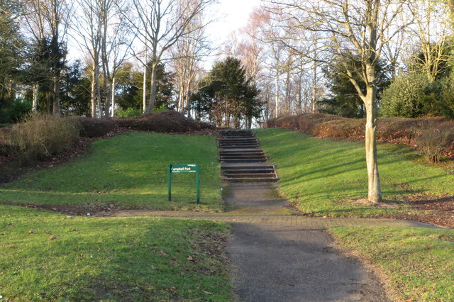 Steps into Campbell Park