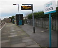 Bilingual railway station name sign Cilgeti/Kilgetty