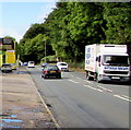 Bartonsham Farm Dairy milk lorry on the A472, Hafodyrynys