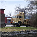 Vintage lorry in Hanborough business park