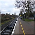 Hanborough station, looking west