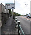 Ystrad Mynach and Swffryd direction signs, Hafodyrynys