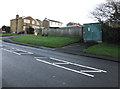 Western Power Distribution electricity substation alongside the A487 in Pentlepoir