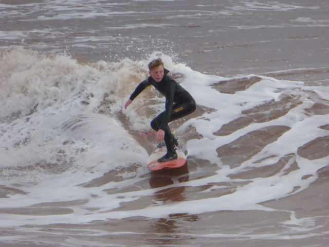 Sidmouth surfing