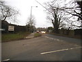 Coldmoorholme Lane at the junction of Marlow Road