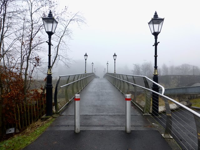 Footbridge across the Drumragh River