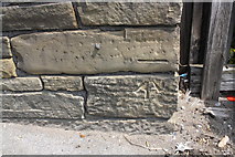 SE1535 : Benchmark on Canal Road wall at former entrance by Roger Templeman