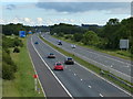 South along the A1(M) towards junction 62