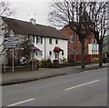 A548 directions sign, Bastion Road, Prestatyn