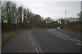 B6135 Newmarket Lane approaching the A642