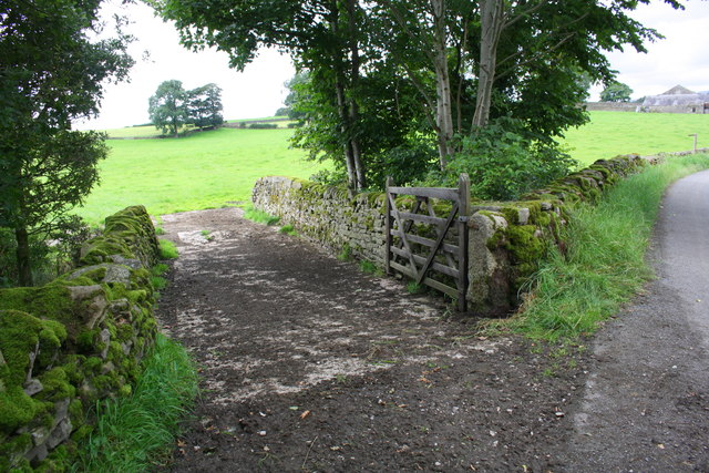 Field entrance over stream at Lawkland Green Farm