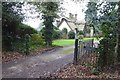 Entrance to a lodge