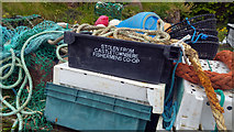V4481 : Fishing gear and other detritus at Cuas Crom (Cooncrome) Harbour,  by Phil Champion