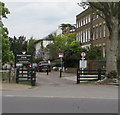 Access road to Hampton Court House School, East Molesey