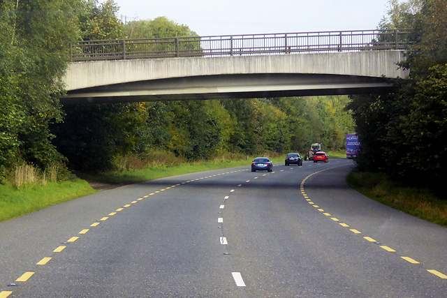 Bridge over the N3 near Cavan © David Dixon cc-by-sa/2.0 :: Geograph ...