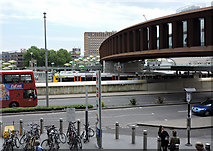 TQ3884 : Stratford City footbridge by Thomas Nugent
