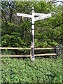 Fingerpost at Old Chester Road/Alvanley Road junction