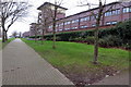 Footpath to Central Milton Keynes by Campbell Heights