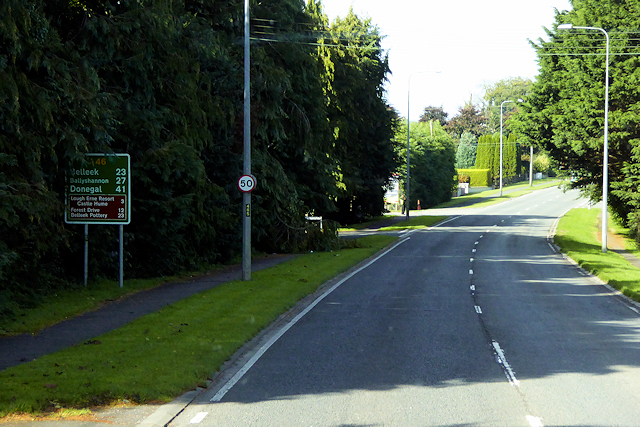 Lough Shore Road (A46) north of Enniskillen