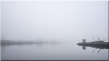 J3575 : The Victoria Channel in the fog by Rossographer