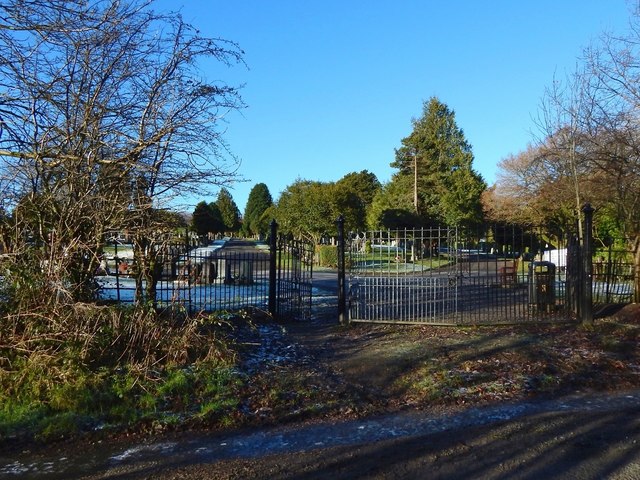 Gate leading into Vale of Leven Cemetery