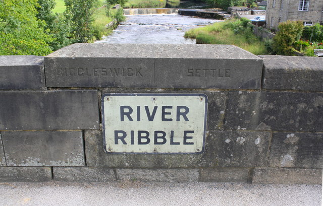 River Ribble boundary of Giggleswick and Settle