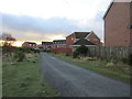 Lakeside path and houses on Kingfisher Way