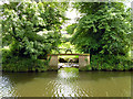 Small bridged dock off Medway