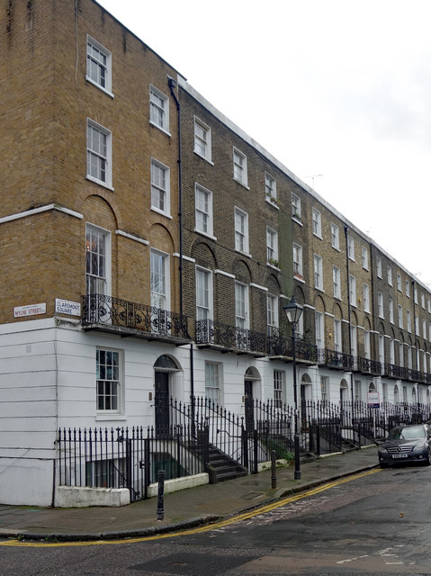 Housing terrace, Claremont Square,... © Jim Osley cc-by-sa/2.0 ...