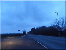 SK9778 : The A15 at the junction of Heath Lane by David Howard