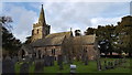 The church and churchyard