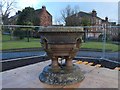 The Kilmahew Fountain during refurbishment