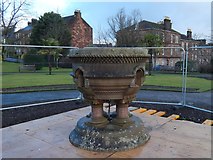 NS3975 : The Kilmahew Fountain during refurbishment by Lairich Rig