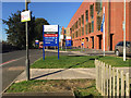 New signage, Stratford-upon-Avon Hospital