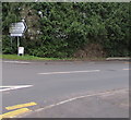 Underwood direction signs in Llanmartin