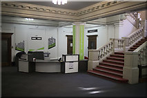 SE2955 : Reception desk and stairs, Crescent Gardens by Mark Anderson