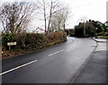 Lisvane name sign, Llwyn y Pia Road, Cardiff