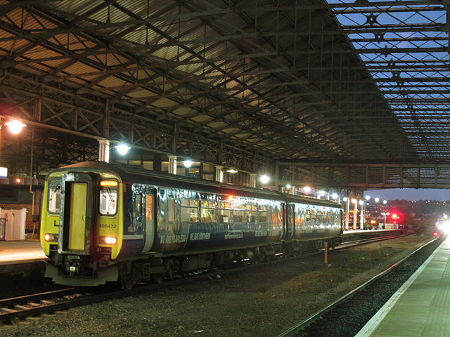 Night train at Huddersfield