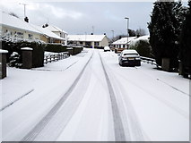 H4672 : Snow along Knockgreenan Avenue by Kenneth  Allen