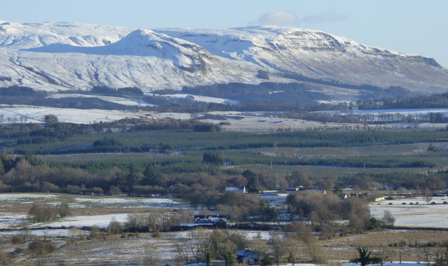 The Campsie Fells from Duncryne Hill